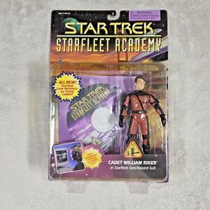 Playmates Star Trek Cadet Riker Figure 1996 Starfleet Academy MOC Vintage